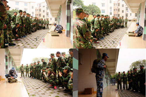 學(xué)習(xí)軍隊(duì)打背包